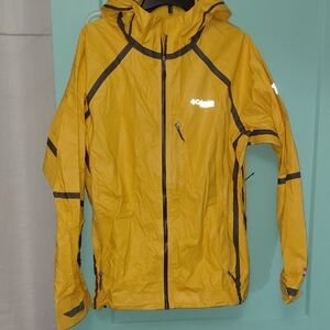 Columbia Mustard Jacket with Dark Gray Trim